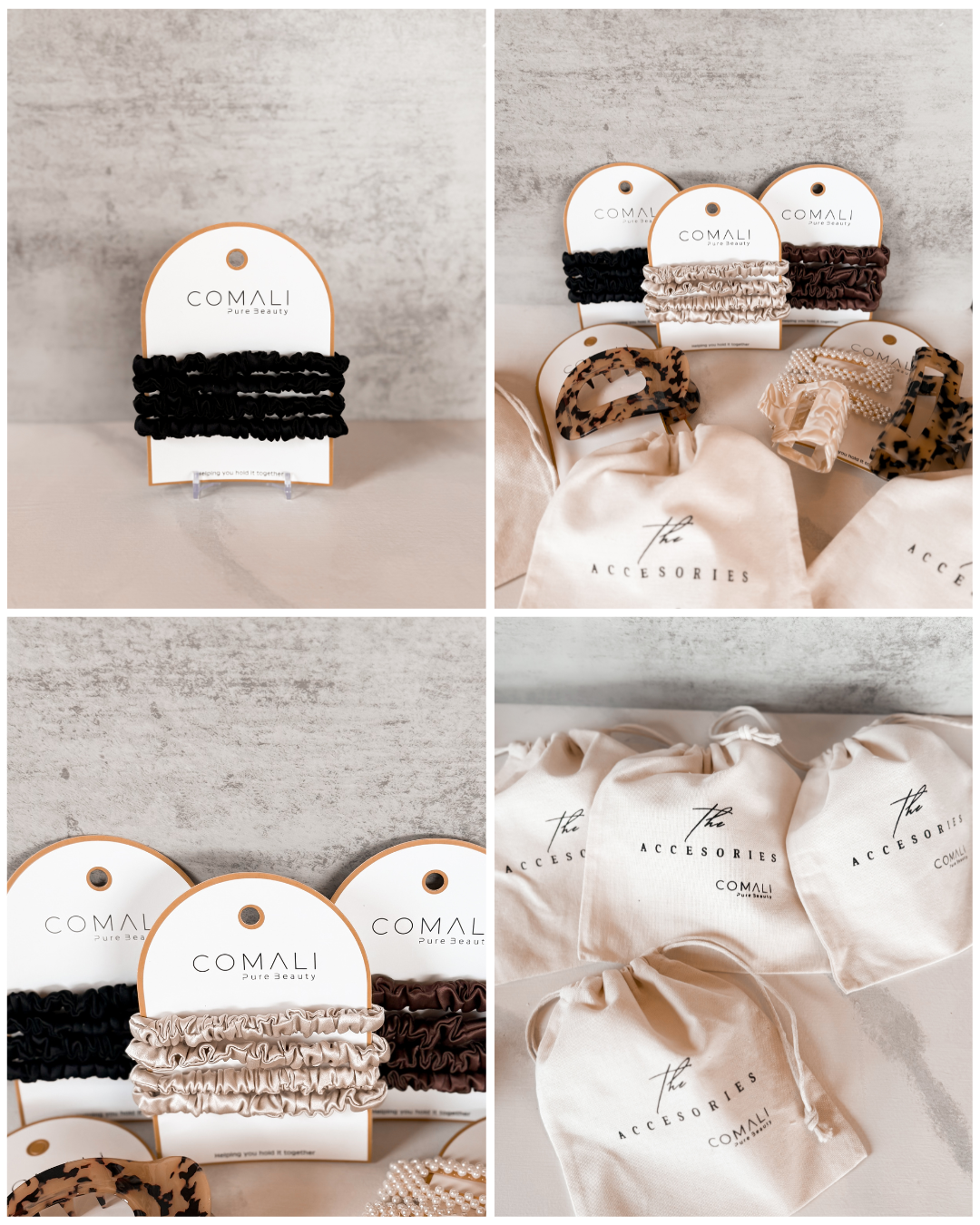 Mulberry Silk Scrunchies