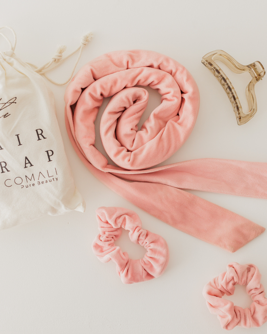 The Heatless Hair Wrap by COMALI - PINK